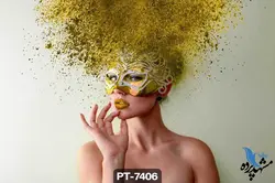 پوستر دیواری طرح چهره زن بور کد PT-7406