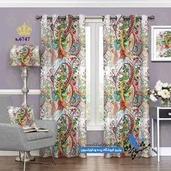 پرده پانچ فانتزی طرح نقاشی ابر و باد کد s-6747