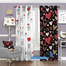 پرده پانچ فانتزی طرح اتاق کودک کد s-6798