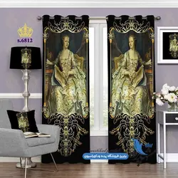 پرده پانچ کلاسیک طرح نقاشی کلاسیک کد s-6812
