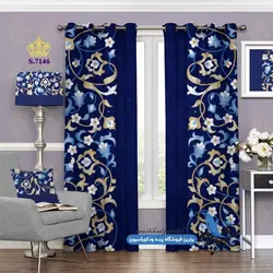 پرده پانچ پذیرایی طرح پیجک کد s-7146