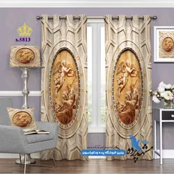 پرده پانچ طرح فرشته یونانی کد S5813