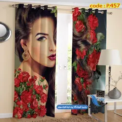 پرده پانچ چهره طرح چهره کد p-457
