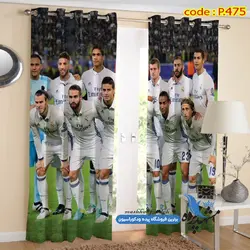 پرده پانچ ورزشی طرح رئال مادرید کد p-475