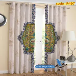 پرده پانچ طرح اسلیمی کد p-497