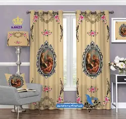 پرده پانچ طرح ایتالیایی کد 6625-s