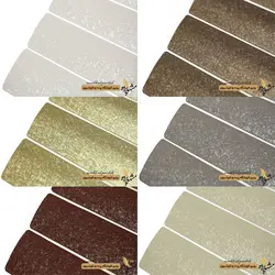 پرده کرکره فلزی 50 میل طرح یخی (6 رنگ مختلف)