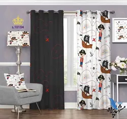 پرده پانچ کودک طرح دزد دریایی کد S10104