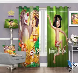 پرده پانچ کودک طرح کارتون تارزان کد S8982