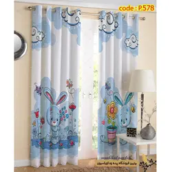 پرده تصویری پانچ کودک طرح خرگوش کد P578
