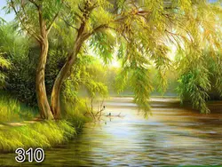 پرده شید رول تصویری طرح طبیعت کد 310