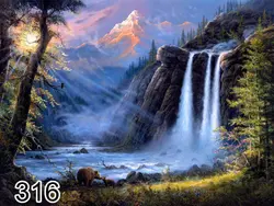 پرده شید رول تصویری طرح طبیعت کد 316