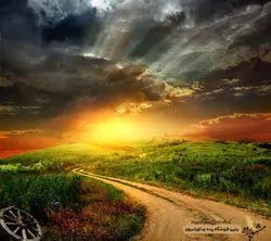 پرده کرکره فلزی تصویری کد 1074