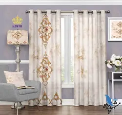 پرده پانچ اسلیمی طرح پتینه کد S8918