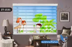 پرده زبرا تصویری چاپی طرح کودک فانتزی کد ZT1531