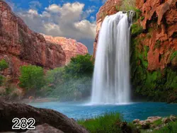پرده شید رول تصویری طرح طبیعت کد 282