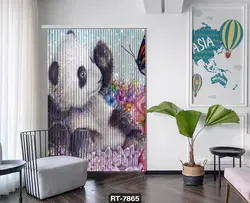پرده شرشره تصویری طرح پاندا RT7865