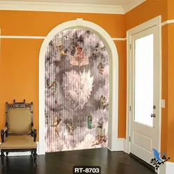پرده شرشره تصویری طرح کلاسیک RT8703