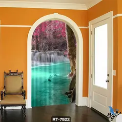 پرده شرشره تصویری طرح آبشار RT7922