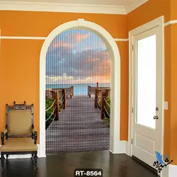 پرده شرشره تصویری طرح اسکله  RT8564
