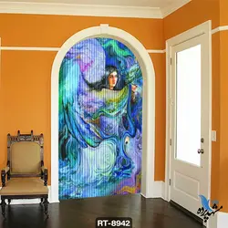 پرده شرشره تصویری طرح نقاشی مینیاتوری RT8942