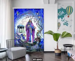پرده شرشره تصویری نقاشی مینیاتوری حافظ RT8943