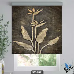 پرده شید رول تصویری طرح نقاشی امپرسیونیسم طبیعت کد ST9521