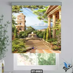 پرده شید رول تصویری منظره کلاسیک کد st-9563