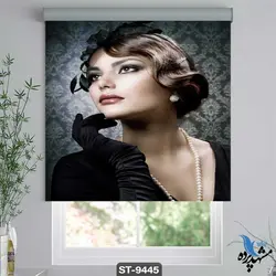 پرده شید رول تصویری طرح چهره کد ST-9445