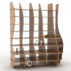 کتابخانه کوشانه مستر چوبی