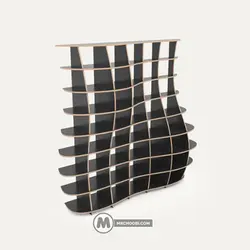 کتابخانه کوشانه مستر چوبی