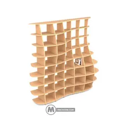 کتابخانه کوشانه مستر چوبی