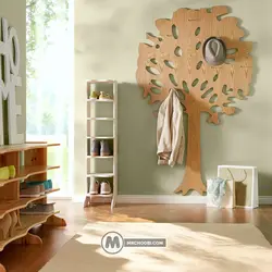 جالباسی دیواری برنا مستر چوبی