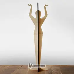 جالباسی چوبی مدیسه مستر چوبی