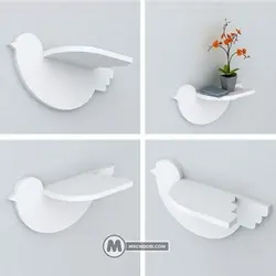 شلف پرزاد مستر چوبی