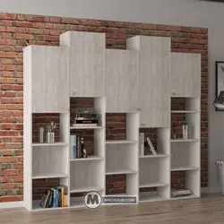 دکور کتابخانه تیسا مستر چوبی