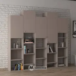 دکور کتابخانه تیسا مستر چوبی