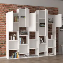 دکور کتابخانه تیسا مستر چوبی