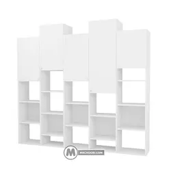 دکور کتابخانه تیسا مستر چوبی