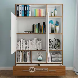 دکور کتابخانه هورتن مستر چوبی