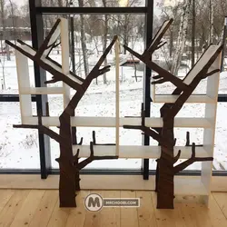 کتابخانه درختی سبزه مستر چوبی