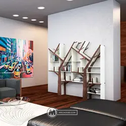 کتابخانه درختی سبزه مستر چوبی