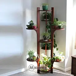 استند گل و گیاه فرنواز مستر چوبی