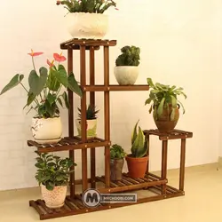 استند گل و گیاه فرگل مستر چوبی