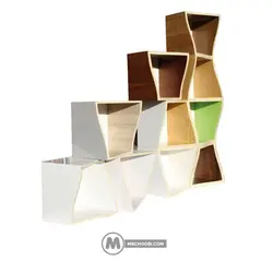 کتابخانه باکس فرنیا مستر چوبی