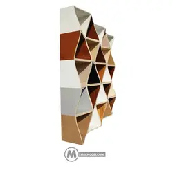 کتابخانه باکس فرنیا مستر چوبی