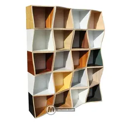 کتابخانه باکس فرنیا مستر چوبی