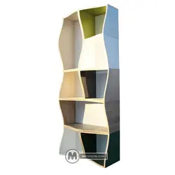 کتابخانه باکس فرنیا مستر چوبی