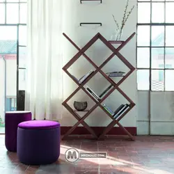 دکور کتابخانه تاتینا مستر چوبی