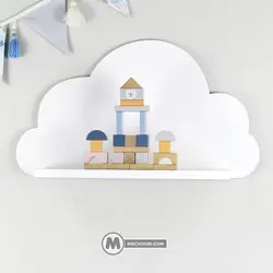 شلف ابری مستر چوبی
